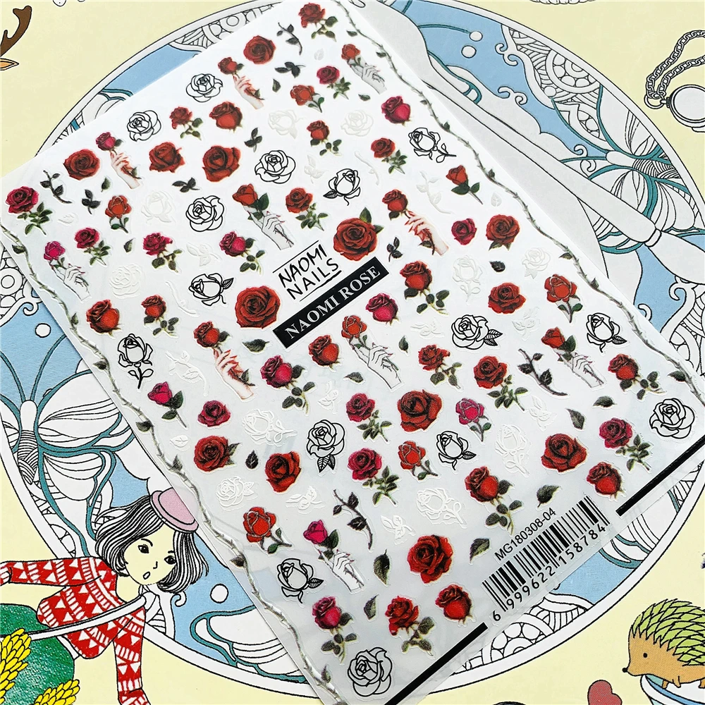 MG180308-04 MG180308-30 Red rose flower 3D Back glue Nail Art Stickers Decals Sliders Nail ornament decoration
MG180308-04 MG180308-30 Red rose flower 3D Back glue Nail Art Stickers Decals Sliders Nail ornament decoration