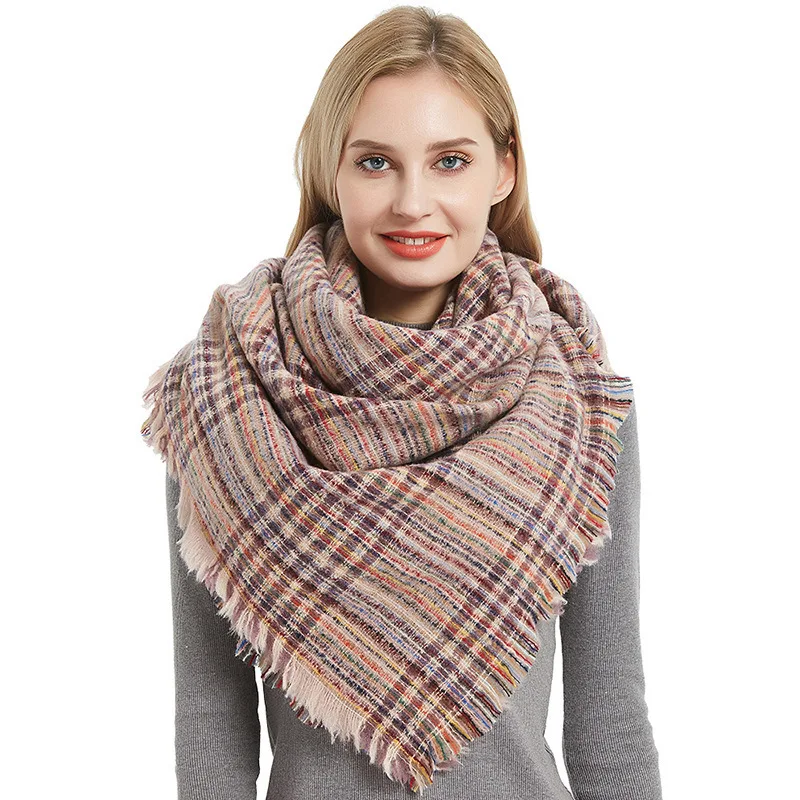 2019 New Spring Winter Triangle Scarf For Women Plaid Warm Cashmere Scarves Female Shawls Pashmina Lady Bandana Wraps Blanket
2019 New Spring Winter Triangle Scarf For Women Plaid Warm Cashmere Scarves Female Shawls Pashmina Lady Bandana Wraps Blanket