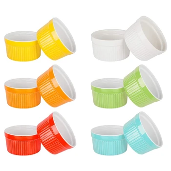 12 PCS Baking Ramekins Round Porcelain Oven Safe Ramekin Dessert Souffle Baking Dish
12 PCS Baking Ramekins Round Porcelain Oven Safe Ramekin Dessert Souffle Baking Dish