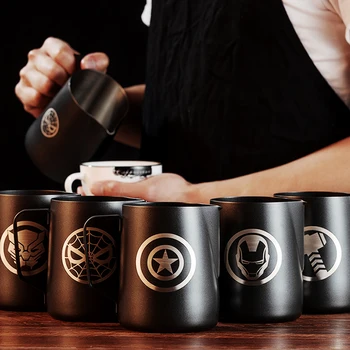 Milk Frothing Pitcher, Stainless Steel Coffee Creamer Non-stick Coating Frothing Black Pitcher, Milk Frothing Jug , DIY Logo Jug
Milk Frothing Pitcher, Stainless Steel Coffee Creamer Non-stick Coating Frothing Black Pitcher, Milk Frothing Jug , DIY Logo Jug