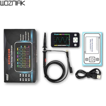 DS211 Digital Oscilloscope Portable USB Oscilloscopio 1MSa/s 200kHz TFT LCD Display Screen Spectrum Analyzer Ease Measure
DS211 Digital Oscilloscope Portable USB Oscilloscopio 1MSa/s 200kHz TFT LCD Display Screen Spectrum Analyzer Ease Measure