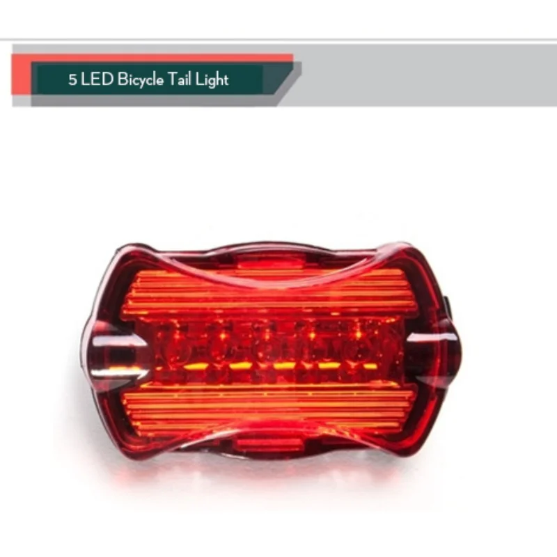 Bike Rear 5 LED Flashing Light Super Bright Battery Powered Bicycle Tail Warning Safety Lamp Waterproof Bike Light 6 Flash Mode
Bike Rear 5 LED Flashing Light Super Bright Battery Powered Bicycle Tail Warning Safety Lamp Waterproof Bike Light 6 Flash Mode