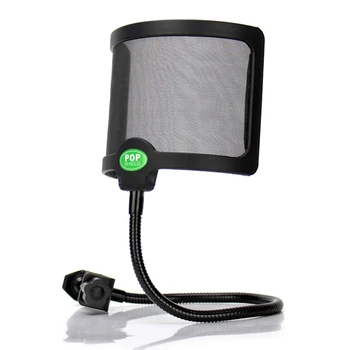 Microphone Filter Dual Layered Wind Sn with Flexible 360° Gooseneck Clip Stabilizing Arm for Blue Yeti and Any Other Microph
Microphone Filter Dual Layered Wind Sn with Flexible 360° Gooseneck Clip Stabilizing Arm for Blue Yeti and Any Other Microph