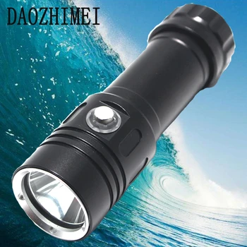 

6000LM XM-L2 Diving flashlight LED Underwater Flashlights 18650 or 26650 Waterproof Portable Lantern 4-Mode dive light