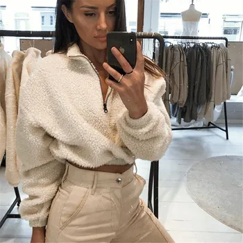 2019 Autumn Winter Warm Fur Coat Hoodie Women Short Coat Lambswool Zipper Casual Jackets Comfortable Short Jackets
2019 Autumn Winter Warm Fur Coat Hoodie Women Short Coat Lambswool Zipper Casual Jackets Comfortable Short Jackets