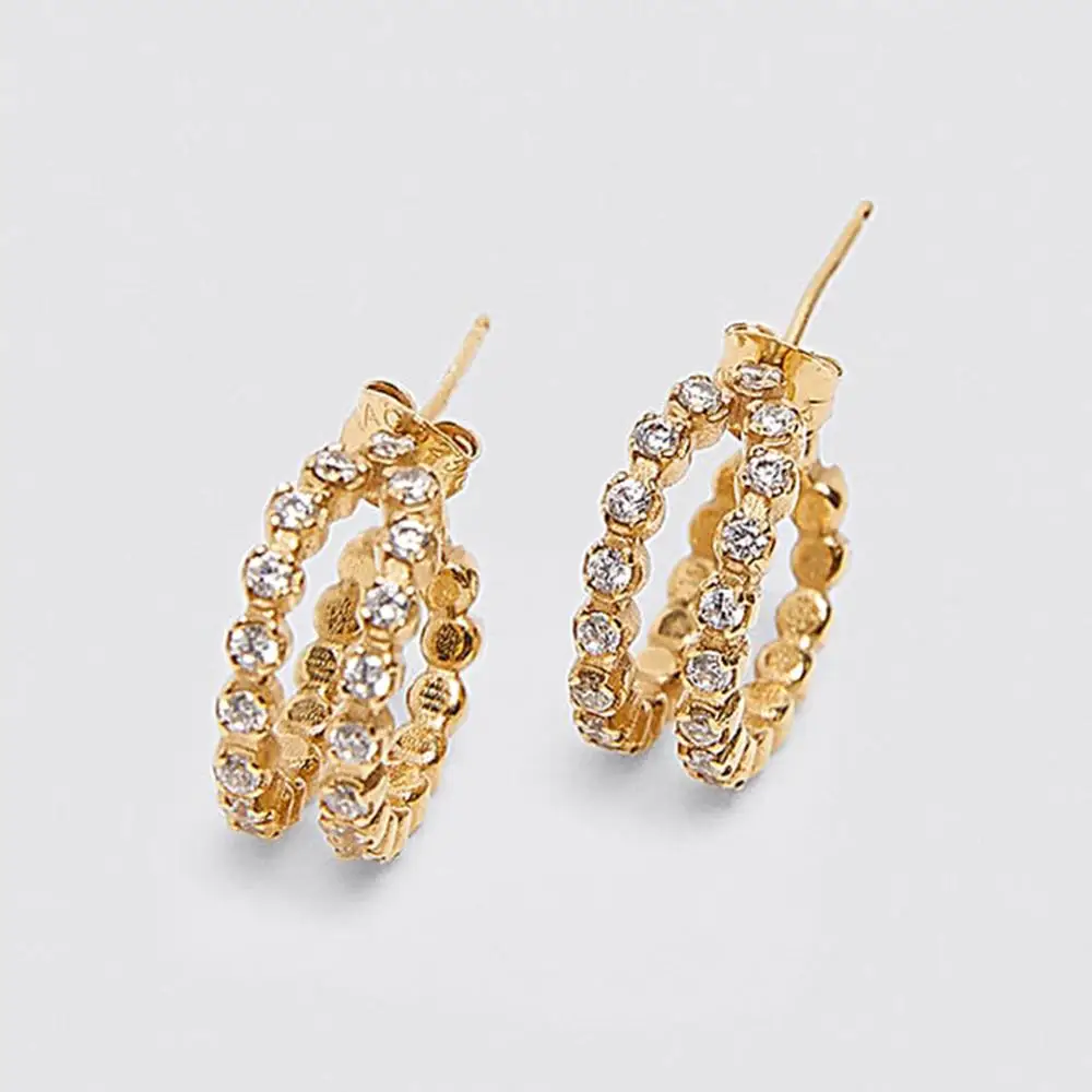 Za Earrings Statement for Women New Trendy Crystal Metal Simple Temperament Drop Dangle Earring Wedding Party Birthday Gifts
Za Earrings Statement for Women New Trendy Crystal Metal Simple Temperament Drop Dangle Earring Wedding Party Birthday Gifts