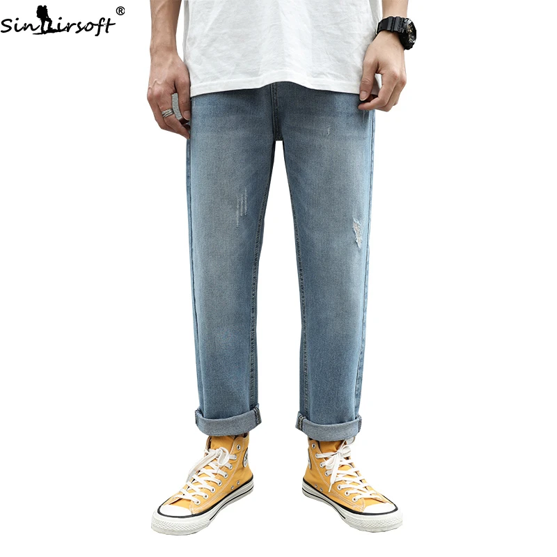 Men's Spring And Summer New Cotton Soft Stretch Straight Jeans Fashion Trend Casual Scratch High Waist Wide Leg Pants Men
Men's Spring And Summer New Cotton Soft Stretch Straight Jeans Fashion Trend Casual Scratch High Waist Wide Leg Pants Men