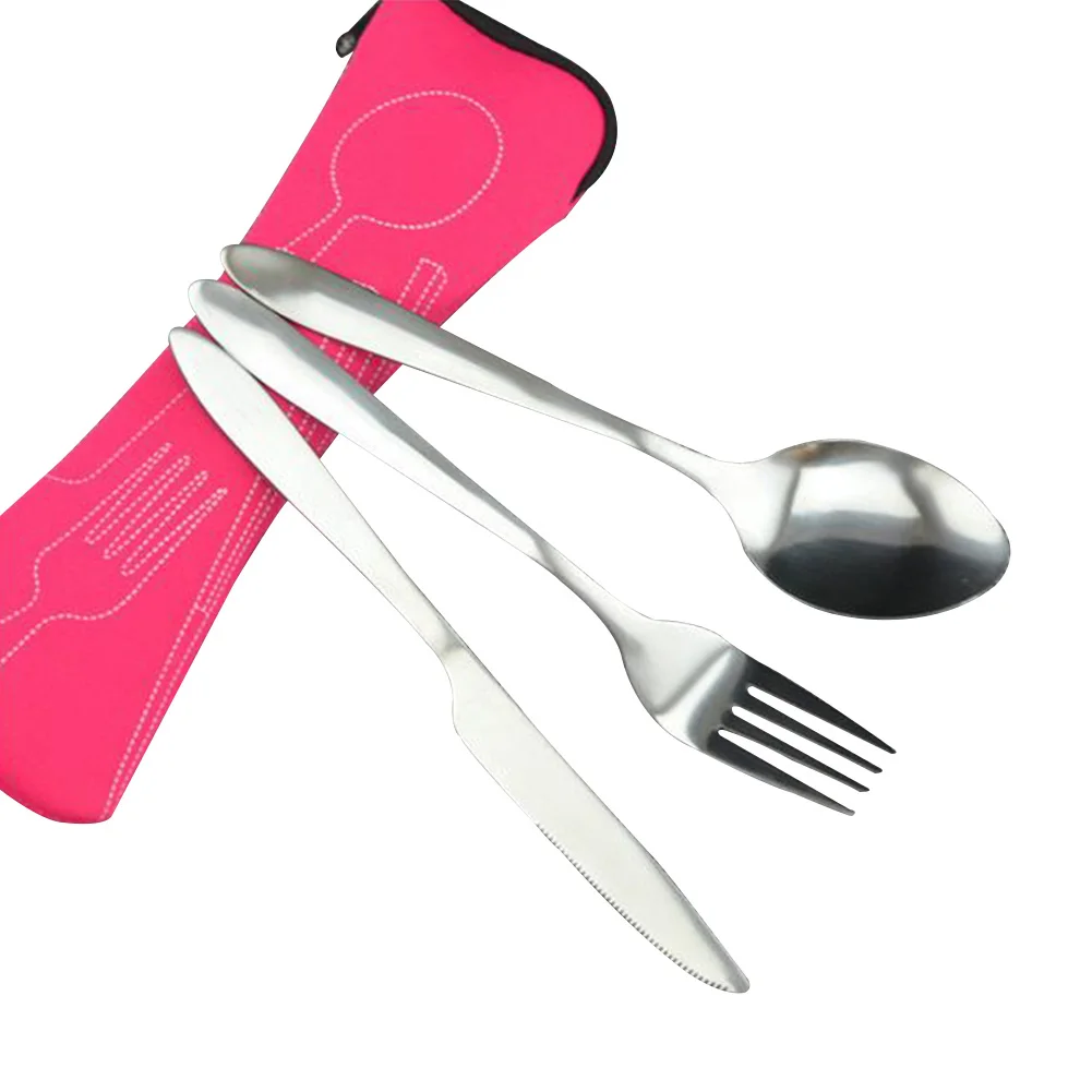 Travel Stainless Steel Beef Portable Camping Fork Knife Spoon Tableware Western Food Set
Travel Stainless Steel Beef Portable Camping Fork Knife Spoon Tableware Western Food Set