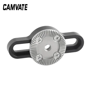 CAMVATE Standard ARRI Rosette Connecting Mount With M6 Female Thread & 1/4" Mounting Groove Both Sides C2572
CAMVATE Standard ARRI Rosette Connecting Mount With M6 Female Thread & 1/4" Mounting Groove Both Sides C2572