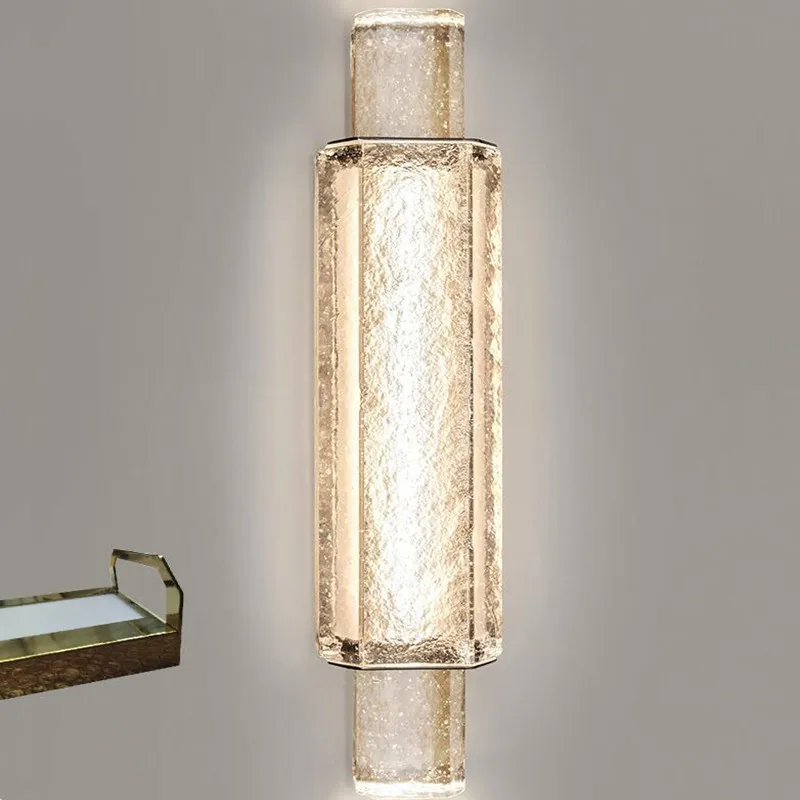 

Современные хрустальные бра прозрачный настенный светильник Современные настенные зеркала светильник Гостиная Спальня Лофт обеденный светодиодный лестница лампа