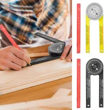 Miter Saw Protractor 7 Inch ABS Digital Protractor Ruler Angle Finder With 2 Laser Scales And Pencil Meter Measuring Tool
Miter Saw Protractor 7 Inch ABS Digital Protractor Ruler Angle Finder With 2 Laser Scales And Pencil Meter Measuring Tool