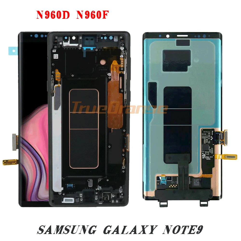 ORIGINAL SUPER AMOLED 6.4'' LCD with frame for SAMSUNG GALAXY Note 9 Note9 N960D N960F Display Touch Screen Digitizer Assembly
ORIGINAL SUPER AMOLED 6.4'' LCD with frame for SAMSUNG GALAXY Note 9 Note9 N960D N960F Display Touch Screen Digitizer Assembly
