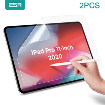 ESR 2Pcs Screen Protector for iPad Pro 2020 11 12.9 inch Paper Feel Writable Film HD Anti Blue-ray Painting Films for iPad Pro
ESR 2Pcs Screen Protector for iPad Pro 2020 11 12.9 inch Paper Feel Writable Film HD Anti Blue-ray Painting Films for iPad Pro