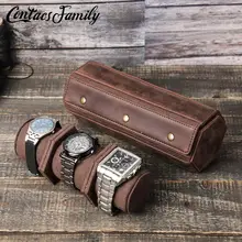 Vintage Leather 3 Slots Watch Roll Travel Case Portable Display Watch Storage Box Slid in Out Watch Organizers Free Engraving
Vintage Leather 3 Slots Watch Roll Travel Case Portable Display Watch Storage Box Slid in Out Watch Organizers Free Engraving
