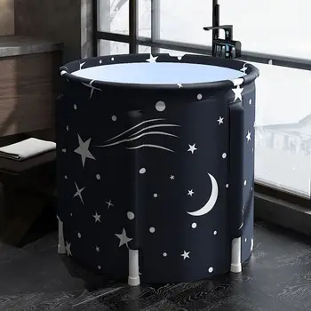 Home Portable Bathtub Foldable Bath Barrel Inflatable Bathtub Luxurious High-density Cold-proof Surface Cloth For Household 
Home Portable Bathtub Foldable Bath Barrel Inflatable Bathtub Luxurious High-density Cold-proof Surface Cloth For Household