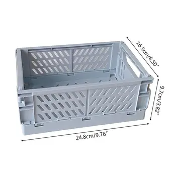 Collapsible Crate Plastic Folding Storage Box Basket Utility Cosmetic Container 090F
Collapsible Crate Plastic Folding Storage Box Basket Utility Cosmetic Container 090F