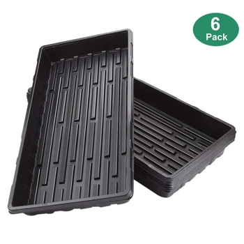 6 Packs Plastic Gg Trays Seed Tray Seedling Starter for Greenhouse Hydroponics Seedlings Plant Germination
6 Packs Plastic Gg Trays Seed Tray Seedling Starter for Greenhouse Hydroponics Seedlings Plant Germination
