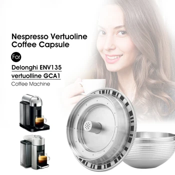 Coffee Capsules For Nespresso Vertuo Vertuoline Plus & Delonghi ENV150 Stainless Steel Refillable Reusable Capsule Pod Filters
Coffee Capsules For Nespresso Vertuo Vertuoline Plus & Delonghi ENV150 Stainless Steel Refillable Reusable Capsule Pod Filters