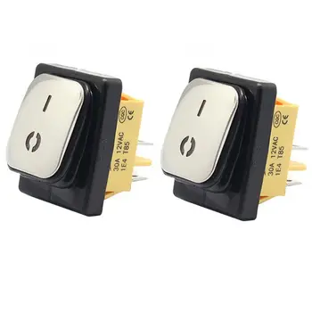 Waterproof Rocker Switch Stainless Steel Surface 30A 220V LED 4Pin IP67 On-Off G8TB
Waterproof Rocker Switch Stainless Steel Surface 30A 220V LED 4Pin IP67 On-Off G8TB