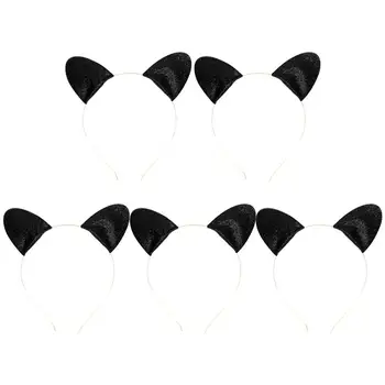 5pcs Lovely Cat Ear Shape Hair Hoop Elegant Hoop Chic Headdress for Lady Girl 
5pcs Lovely Cat Ear Shape Hair Hoop Elegant Hoop Chic Headdress for Lady Girl