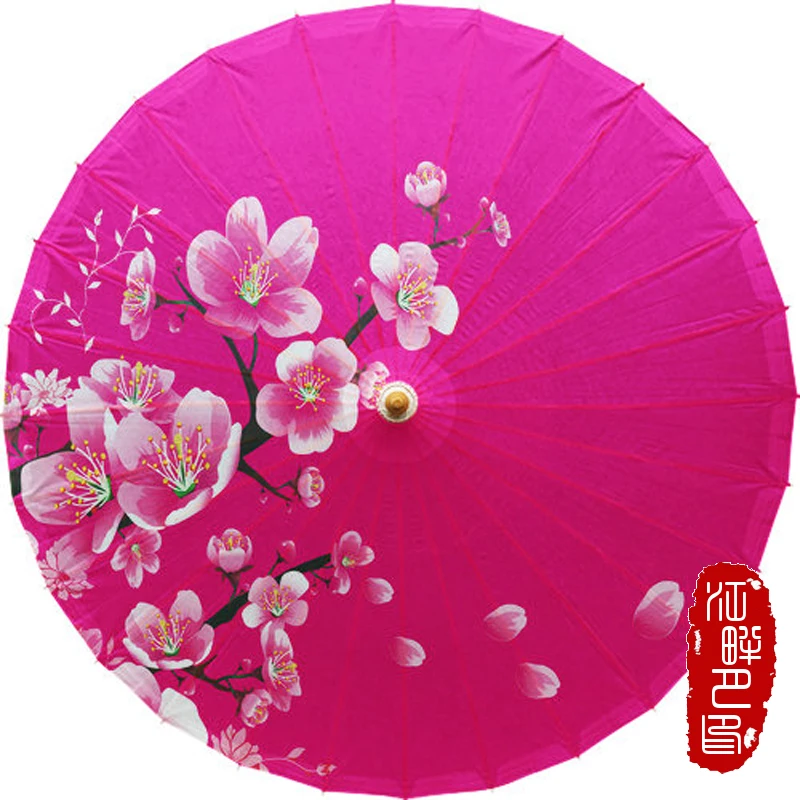 Chinese Japanese Oil Paper Umbrella Parasol Dancing Umbrellas Wooden Handle Craft Women's Umbrella for Wedding Decoration 
Chinese Japanese Oil Paper Umbrella Parasol Dancing Umbrellas Wooden Handle Craft Women's Umbrella for Wedding Decoration