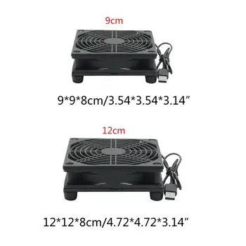 9cm/12cm Cooling Fan DC 5V USB Power Supply Quiet Fan for Router TV Set-Top Box Radiator Cooler
9cm/12cm Cooling Fan DC 5V USB Power Supply Quiet Fan for Router TV Set-Top Box Radiator Cooler