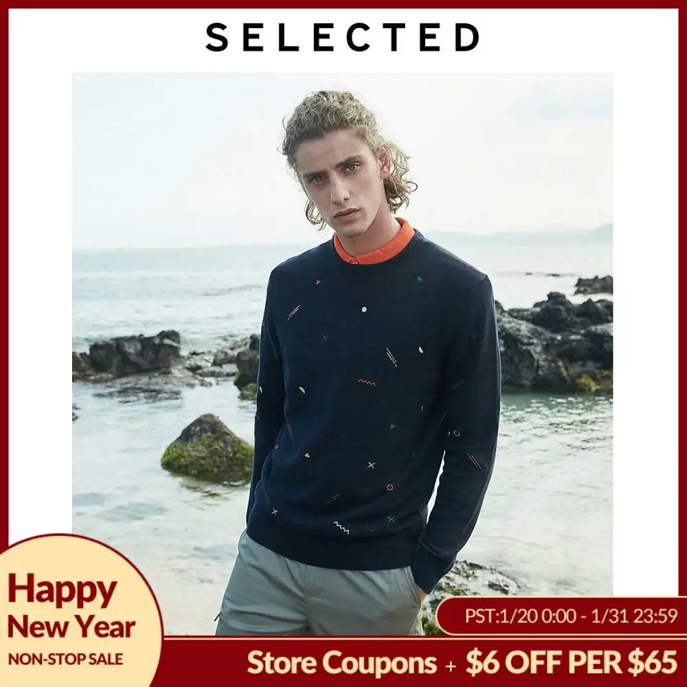 SELECTED Men's Cotton Embroidery Business Casual Knitted Autumn Pullovers Long-sleeved Sweater Clothes S | 419324529
SELECTED Men's Cotton Embroidery Business Casual Knitted Autumn Pullovers Long-sleeved Sweater Clothes S | 419324529