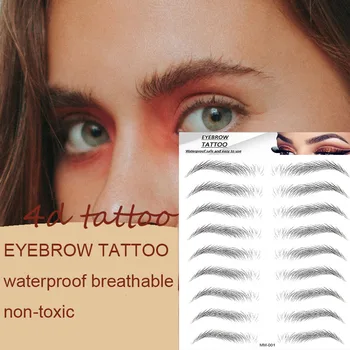 Hair Like Eyebrow Tattoo Sticker Fake Eyebrows Waterproof 7 Days Long Lasting Natural 4D Eyebrows Kit Eye Makeup Cosmetics 
Hair Like Eyebrow Tattoo Sticker Fake Eyebrows Waterproof 7 Days Long Lasting Natural 4D Eyebrows Kit Eye Makeup Cosmetics