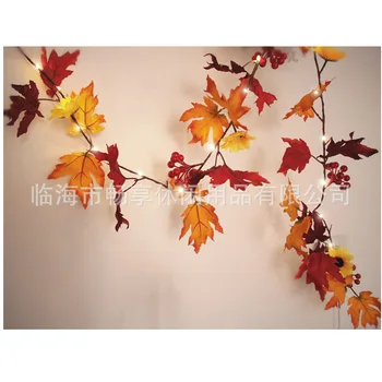 Maple Leaf Lighting Chain Thanksgiving Maple Leaf Pumpkin String Lights Decoration Christmas Dressing up Colorful Lights
Maple Leaf Lighting Chain Thanksgiving Maple Leaf Pumpkin String Lights Decoration Christmas Dressing up Colorful Lights
