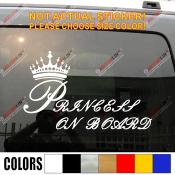 Princess On Board Crown Decal Sticker Baby Car Vinyl pick size color die cut no background
Princess On Board Crown Decal Sticker Baby Car Vinyl pick size color die cut no background