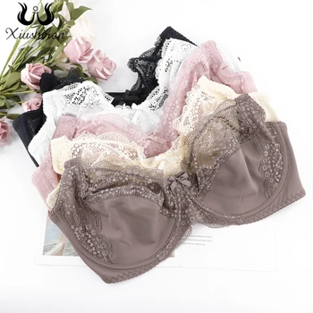 Xiushiren Sheer Lace Bras for Women Full Coverage Floral Non Padded Underwire Plus Size Bra Bralette Top 38-48 D DD E Cup
Xiushiren Sheer Lace Bras for Women Full Coverage Floral Non Padded Underwire Plus Size Bra Bralette Top 38-48 D DD E Cup