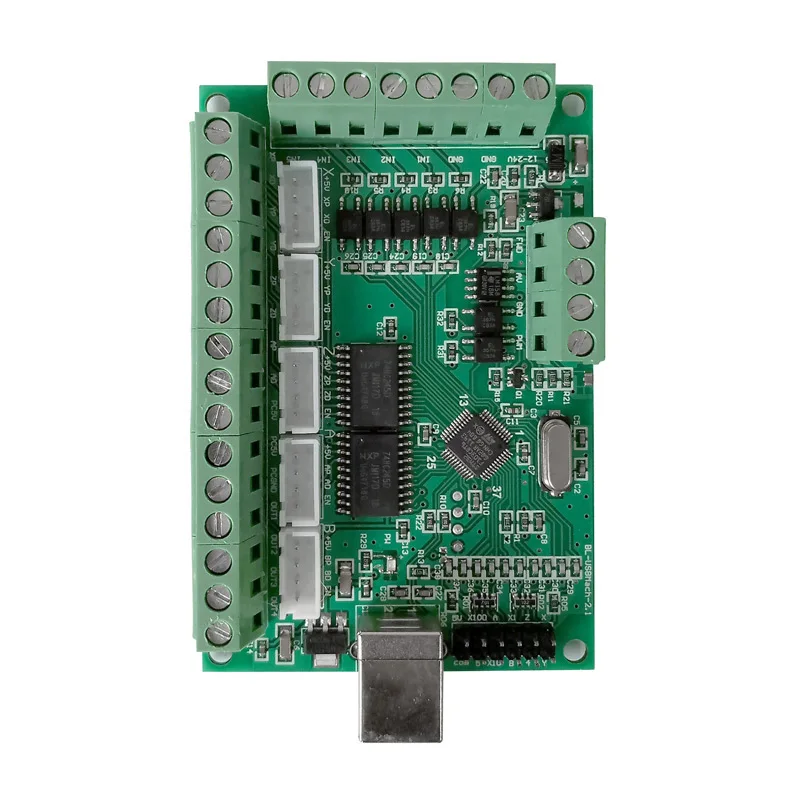 Hugwit 5V Driver Board CNC USB MACH3 100Khz Breakout Board 5-Axis Interface Driver Motion Controller 5W Interface Control
Hugwit 5V Driver Board CNC USB MACH3 100Khz Breakout Board 5-Axis Interface Driver Motion Controller 5W Interface Control