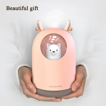 USB Humidifier 300ml Cute Pet Ultrasonic Diffuser Cool Mist Aroma Air Electric Color LED Lamp Humidificador Mini Mist Maker
USB Humidifier 300ml Cute Pet Ultrasonic Diffuser Cool Mist Aroma Air Electric Color LED Lamp Humidificador Mini Mist Maker