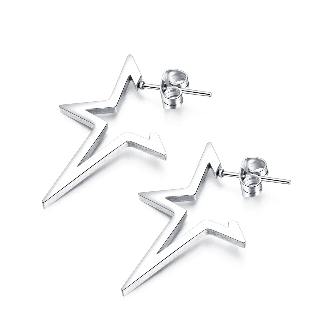 JHSL Unisex Stud Earrings for Men Women Stainless Steel High Polishing Good Quality Unique Star Design Fashion Jewelry
JHSL Unisex Stud Earrings for Men Women Stainless Steel High Polishing Good Quality Unique Star Design Fashion Jewelry