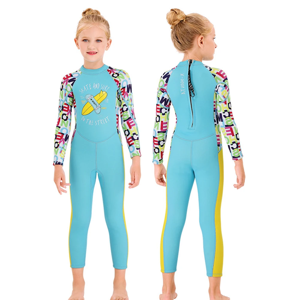 Wetsuit 2.5MM Neoprene Girls Surf Children Rash Guard Swimming Windsurf Kitesurf Scuba Diving Kids Clothes Bathing Suit Swimsuit
Wetsuit 2.5MM Neoprene Girls Surf Children Rash Guard Swimming Windsurf Kitesurf Scuba Diving Kids Clothes Bathing Suit Swimsuit