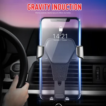 Universal Gravity Phone Holder In Car Air Vent Mount Auto Lightweight Phone Bracket Support GPS Auto Interior Anti-skid Mount
Universal Gravity Phone Holder In Car Air Vent Mount Auto Lightweight Phone Bracket Support GPS Auto Interior Anti-skid Mount