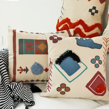 DUNXDECO Cushion Cover Decorative Tufting Pillow Case Bohemia Colorful Geometric Modern Home Sofa Chair Bedding Coussin
DUNXDECO Cushion Cover Decorative Tufting Pillow Case Bohemia Colorful Geometric Modern Home Sofa Chair Bedding Coussin