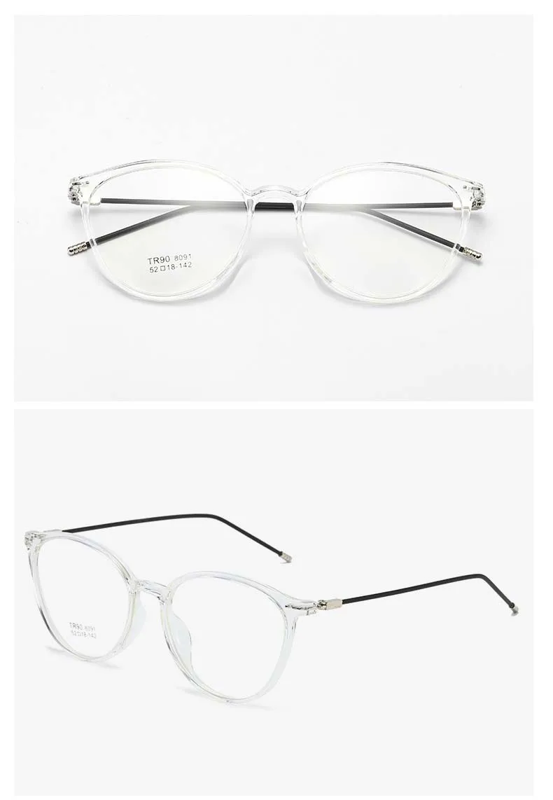 Okulary dla krótkowzroczności z wykończeniem Cat Eye Kobiety Mężczyźni Okulary krótkowzroczne Dioptria -0,5 -1,0 -2,0 -2,5 -3,0 -4,0 do -8,0 16 H3990247f3f994f908242aa1c1ba9b680S