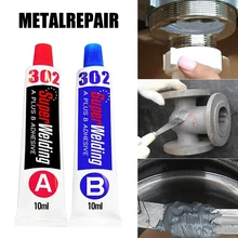 High Temperature AB Glue Metal Repair Glue Cast Iron Steel Strength Repairing Adhesive Waterproof Transparent Quick Drying
High Temperature AB Glue Metal Repair Glue Cast Iron Steel Strength Repairing Adhesive Waterproof Transparent Quick Drying
