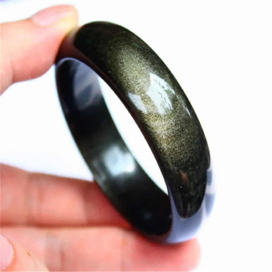 Inner Diameter 61mm Top Genuine Natural Gold Obsidian Bangle For Women Lady Crystal Love Gift 19x9mm Beads Fashion Jewelry AAAAA
Inner Diameter 61mm Top Genuine Natural Gold Obsidian Bangle For Women Lady Crystal Love Gift 19x9mm Beads Fashion Jewelry AAAAA