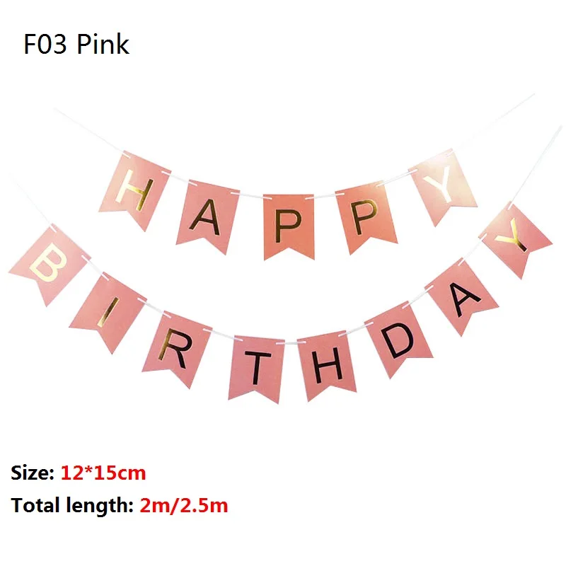 multi themes happy birthday banner happy shower decorations