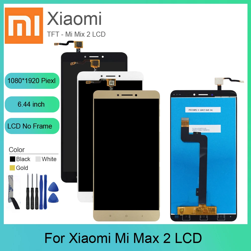 For Xiaomi Mi Max 2 LCD Display+Touch Screen Digitizer Assembly + Tools Glass Panel Sensor For Xiaomi Mi Max 2 Original Screen
For Xiaomi Mi Max 2 LCD Display+Touch Screen Digitizer Assembly + Tools Glass Panel Sensor For Xiaomi Mi Max 2 Original Screen