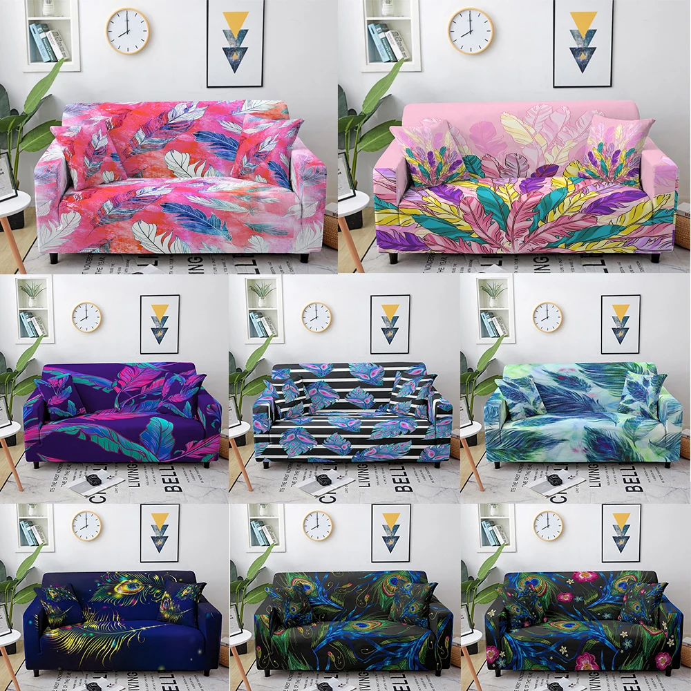 Colorful Peacock Feather Pattern Elastic Sofa Cover for Living Room Sofa Couch Protective Cover Stretch Slipcover 1/2/3/4 Seater
Colorful Peacock Feather Pattern Elastic Sofa Cover for Living Room Sofa Couch Protective Cover Stretch Slipcover 1/2/3/4 Seater