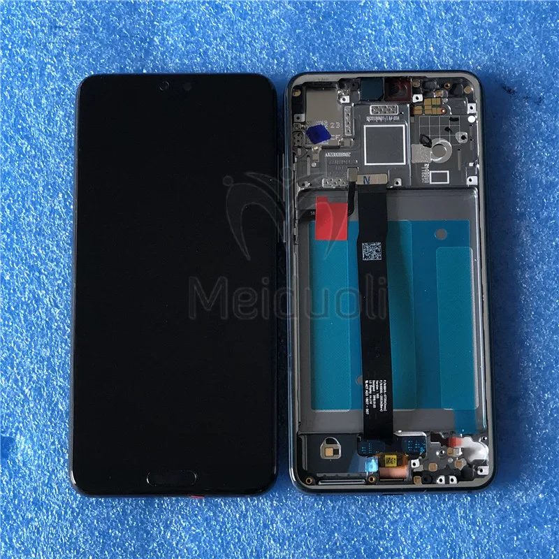 Original LCD Frame For 5.8"Huawei P20 AL00 P20 EML L29 L22 L09 LCD Display Screen+Touch Panel Digitizer+ Fingerprint home button
Original LCD Frame For 5.8"Huawei P20 AL00 P20 EML L29 L22 L09 LCD Display Screen+Touch Panel Digitizer+ Fingerprint home button