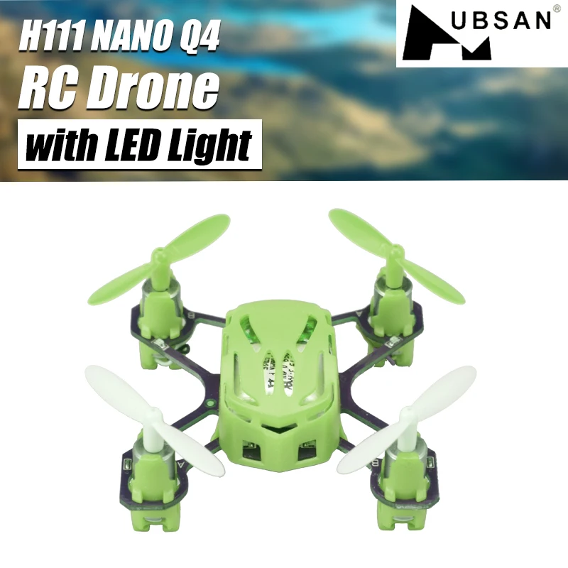 Hubsan H111 NANO Q4 4CH 2.4GHz 6-axis Gyro Mini RC Quadcopter with LED Light RTF Drone Children's Toy Red/Yellow/Green
Hubsan H111 NANO Q4 4CH 2.4GHz 6-axis Gyro Mini RC Quadcopter with LED Light RTF Drone Children's Toy Red/Yellow/Green