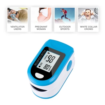 Portable Finger Fingertip Pulse Oximeter Blood Oxygen Sensor O2 SpO2 Monitor Heart Rate Health Care Device for home X1906
Portable Finger Fingertip Pulse Oximeter Blood Oxygen Sensor O2 SpO2 Monitor Heart Rate Health Care Device for home X1906