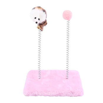 1pc Creative Square Base Pet Cat Scratch Plaything Funny Spring Fuzzy Ball Pet Cat Toy (Pink, Random Animal Pattern)
1pc Creative Square Base Pet Cat Scratch Plaything Funny Spring Fuzzy Ball Pet Cat Toy (Pink, Random Animal Pattern)