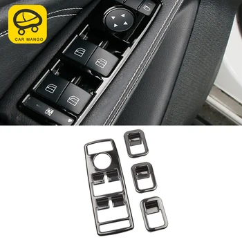 CarManGo for Mercedes Benz A Class GLA CLA W176 Auto Car Window Control Panel Lift Switch Frame Trim Cover Sticker Accessories
CarManGo for Mercedes Benz A Class GLA CLA W176 Auto Car Window Control Panel Lift Switch Frame Trim Cover Sticker Accessories