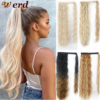 Werd Drawstring Ponytail Hair Synthetic Long Afro Kinky Curly Ponytail Extension for Women Black Brown Clip in Ponytail Hair
Werd Drawstring Ponytail Hair Synthetic Long Afro Kinky Curly Ponytail Extension for Women Black Brown Clip in Ponytail Hair