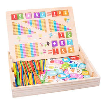 Children Wooden Counting Stick Calculation Math Learning Clock Teaching Tool Early Learning Educational Toy Kids Children Gift
Children Wooden Counting Stick Calculation Math Learning Clock Teaching Tool Early Learning Educational Toy Kids Children Gift